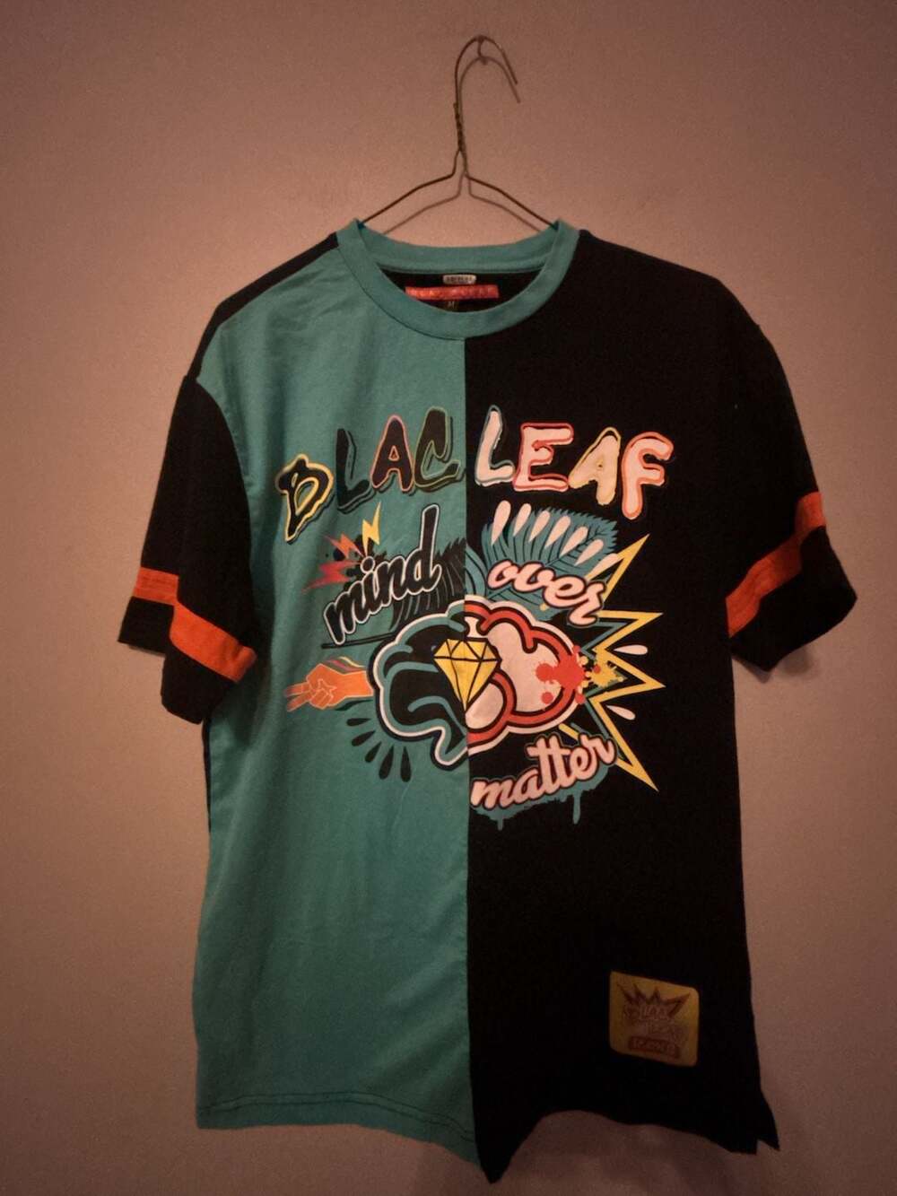 Blac Leaf Mind Over Matter Colorblock Graphic T-Shirt